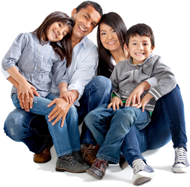 Familia Latina Png - Asian Family Png (420x400), Png Download