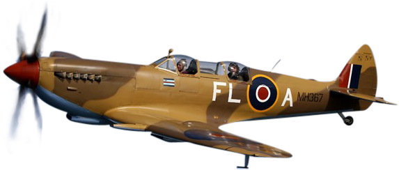 Spitfire - Aviation Safety Supplies Ltd (583x254), Png Download