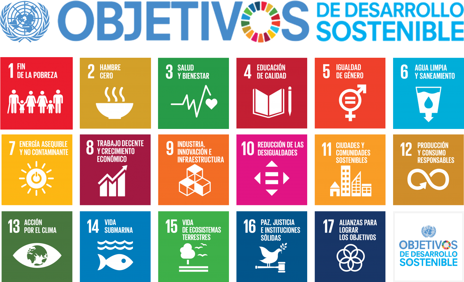 E 2018 Ods Poster With Un Emblem Es - Global Goals (1650x1275), Png Download
