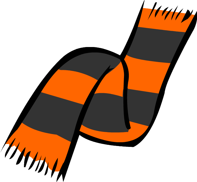 Halloween Scarf Old Icon - Scarf Clipart (693x632), Png Download