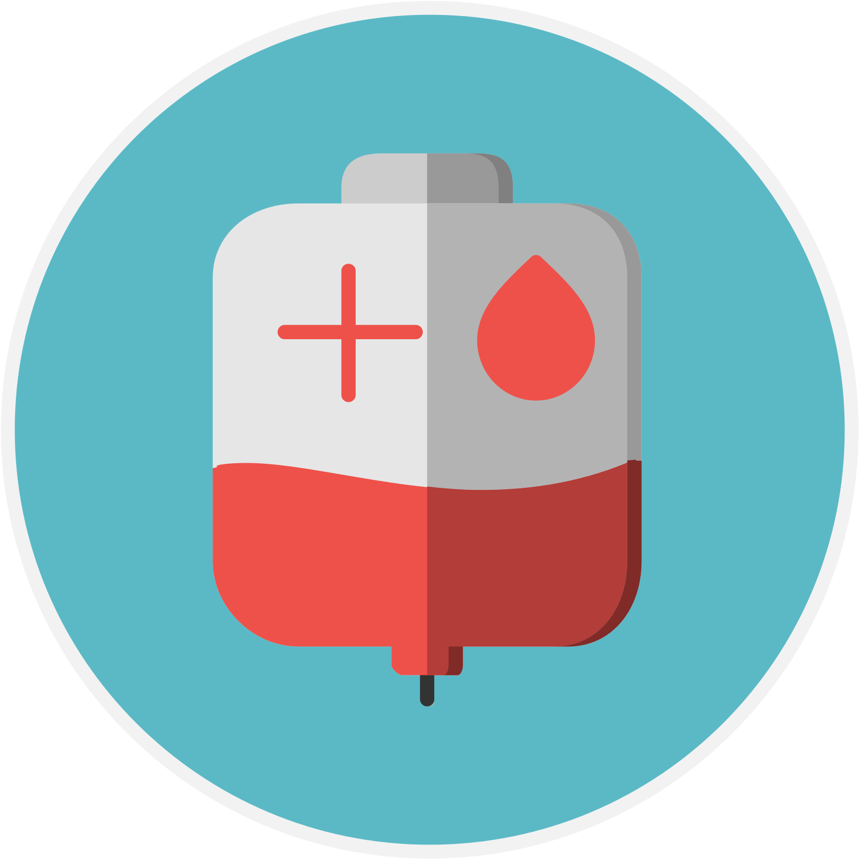 Open - Icon Png Of Blood (2000x2000), Png Download