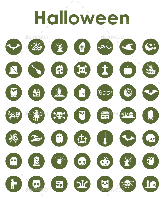 Set Of Halloween Simple Icons - Free Wedding Icons (656x787), Png Download