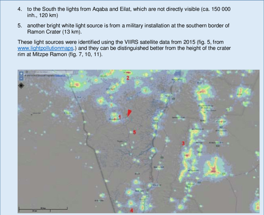 The Viirs 2015 Map Of The Region , The Arrow - Light (850x694), Png Download