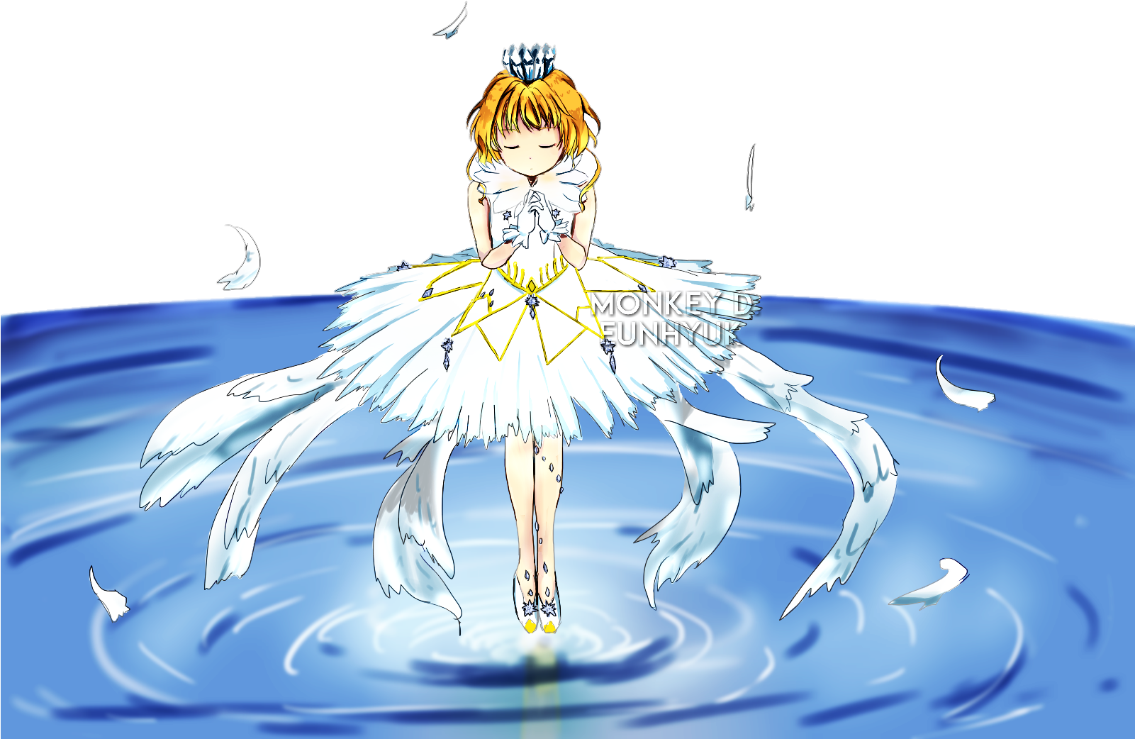 Kinomotosakura Anime Animegirl Png Cartoon Drop Transparent - Illustration (1600x1200), Png Download