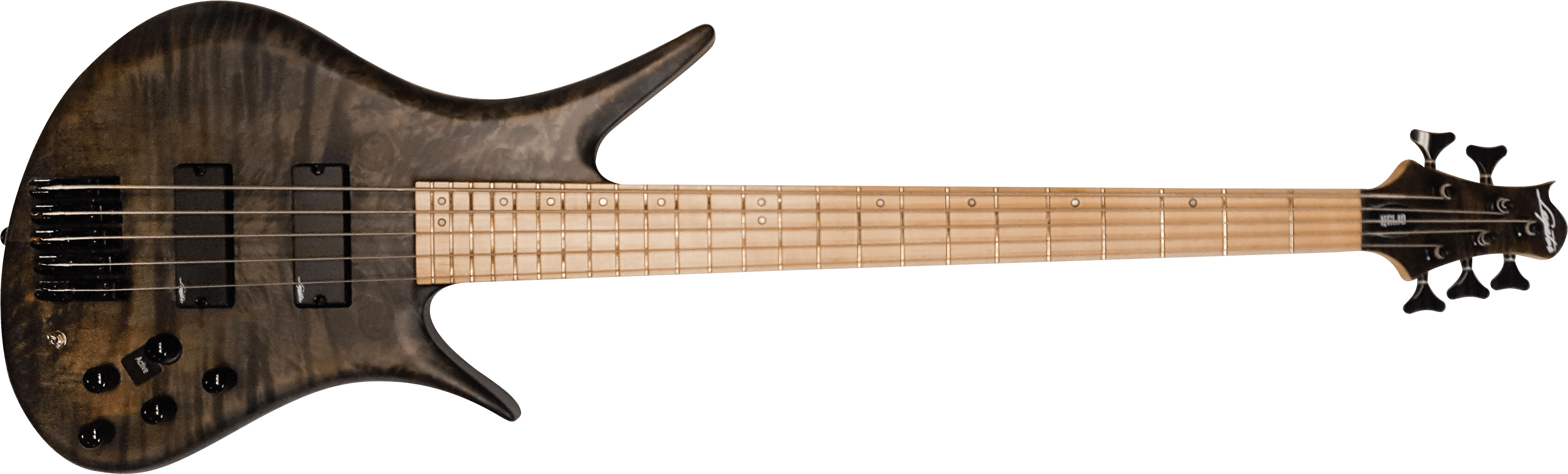 Helio Bass 300 Pro Series 5 String - Woodo B5 Black Walnut (5164x1709), Png Download