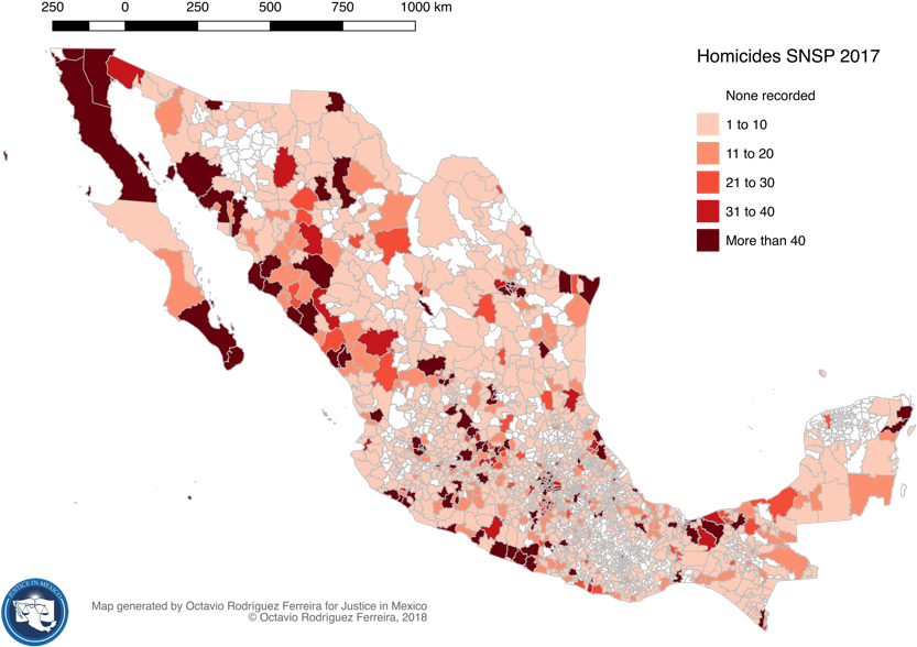 Journalists And Mayors Are Several Times More Likely - Mexico Murder Rate 2018 (871x616), Png Download