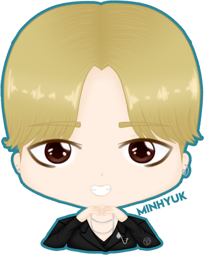 So, A Bit Late But Here Is Minhyuk And The Vip Story - Minhyuk (1280x1280), Png Download