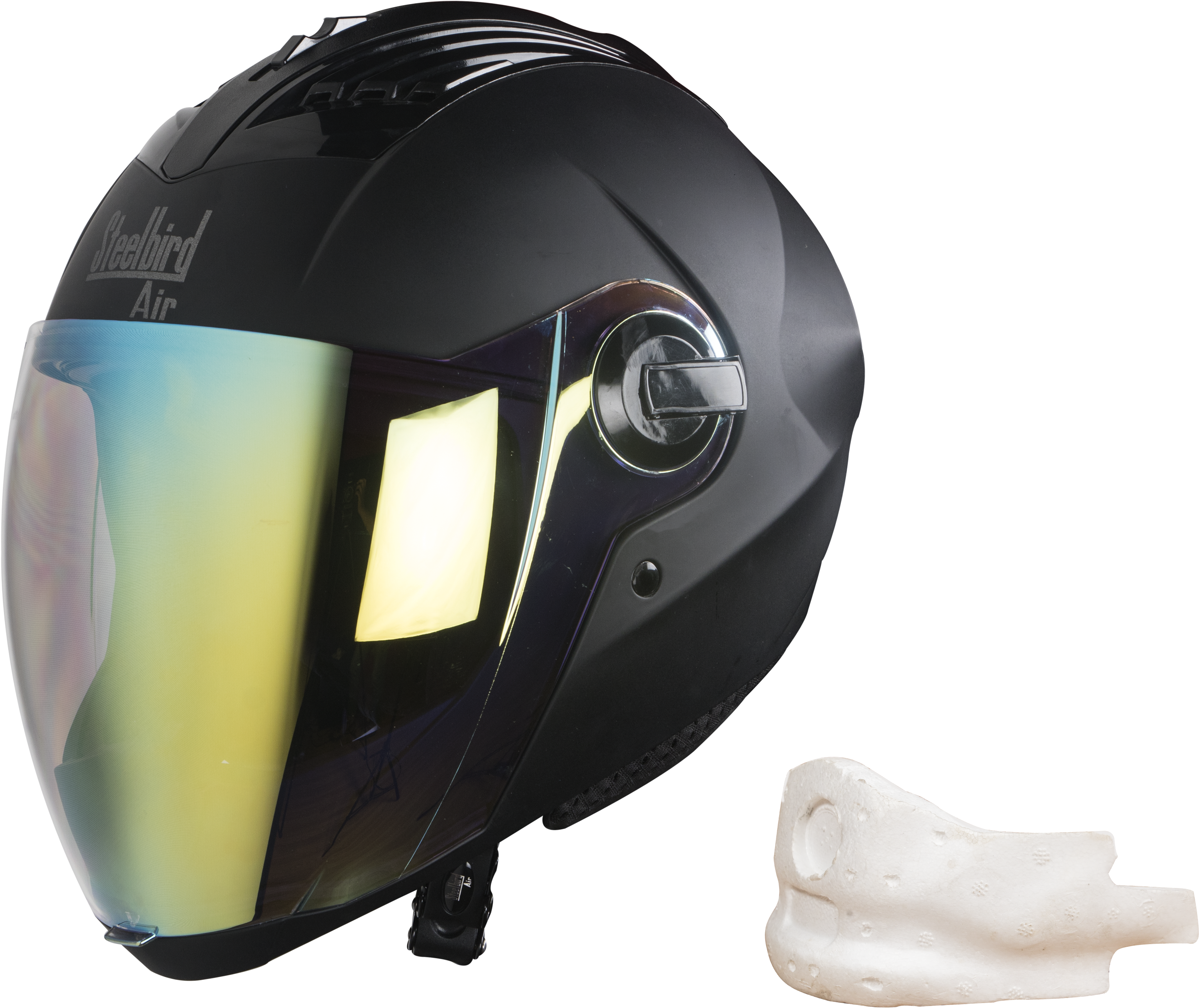Black Desert Online Helmet Visor - Motorcycle Helmet (3420x3083), Png Download