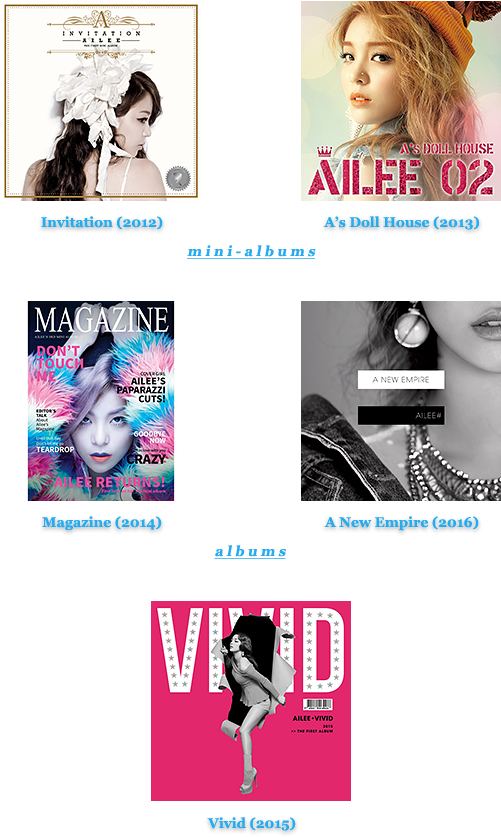 Music Videos - Ailee-vivid Cd New (500x900), Png Download
