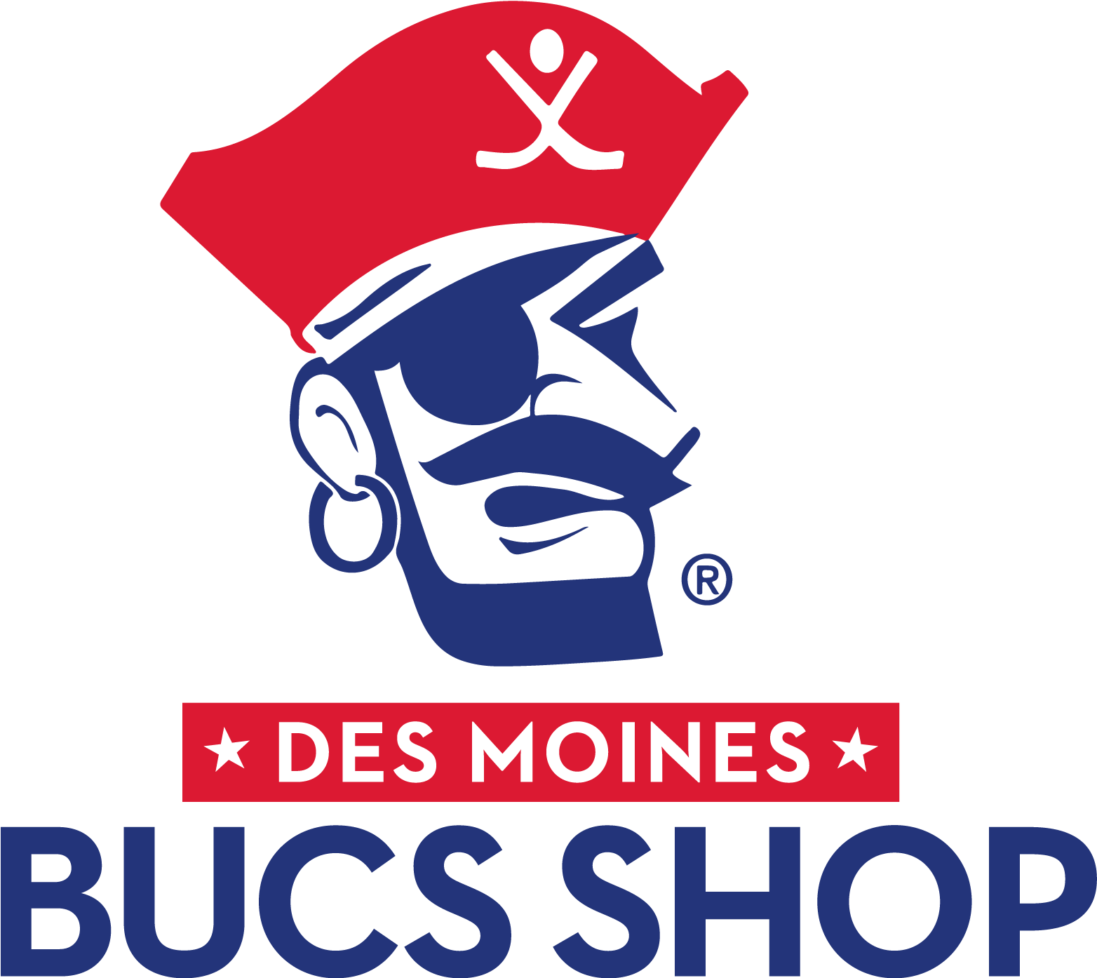 Original - Des Moines Buccaneers (1563x1574), Png Download