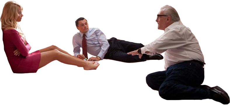 People Cutout, Cut Out People, Wolf Of Wall Street, - Martin Scorsese Autographed 11" X 14" The Wolf Of Wall (1023x682), Png Download