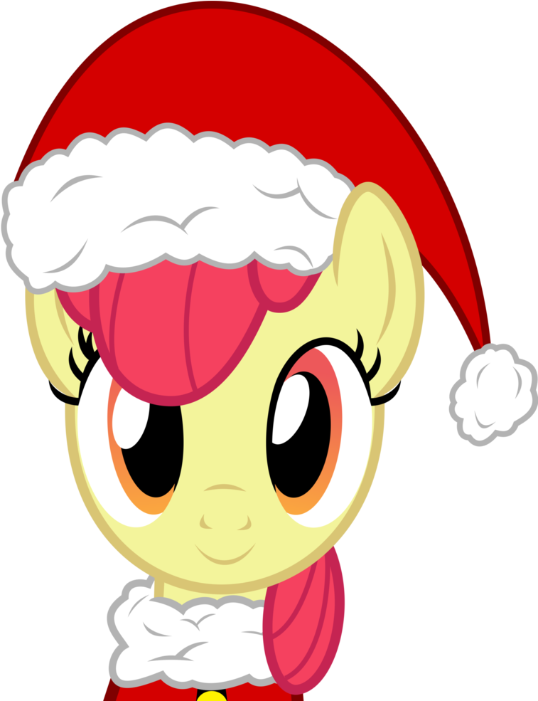 Christmas Apple Bloom By Pink1ejack-darq824 - Apple Bloom Christmas (812x984), Png Download