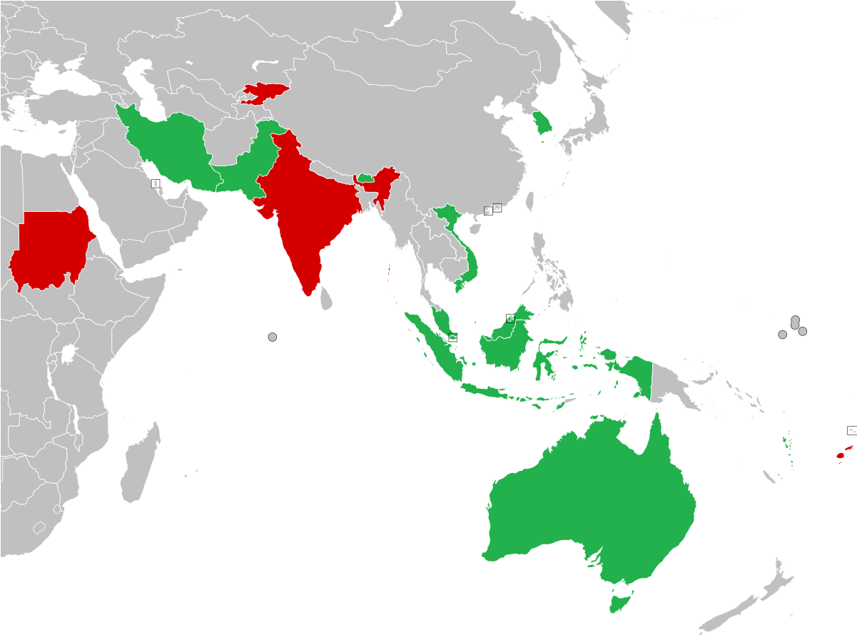India And Afghanistan Map (1200x908), Png Download
