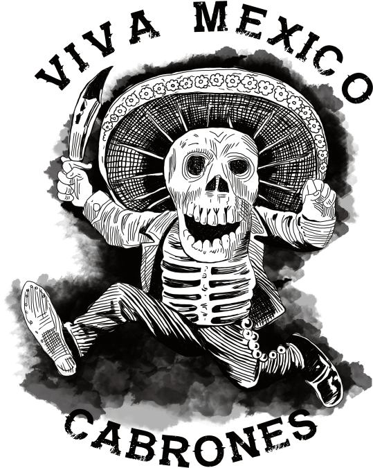 Description - Viva Mexico Cabrones Sticker (600x800), Png Download