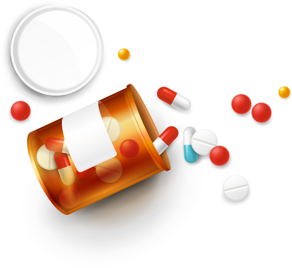 Pills Clipart Medication Management - Tablet (1024x883), Png Download