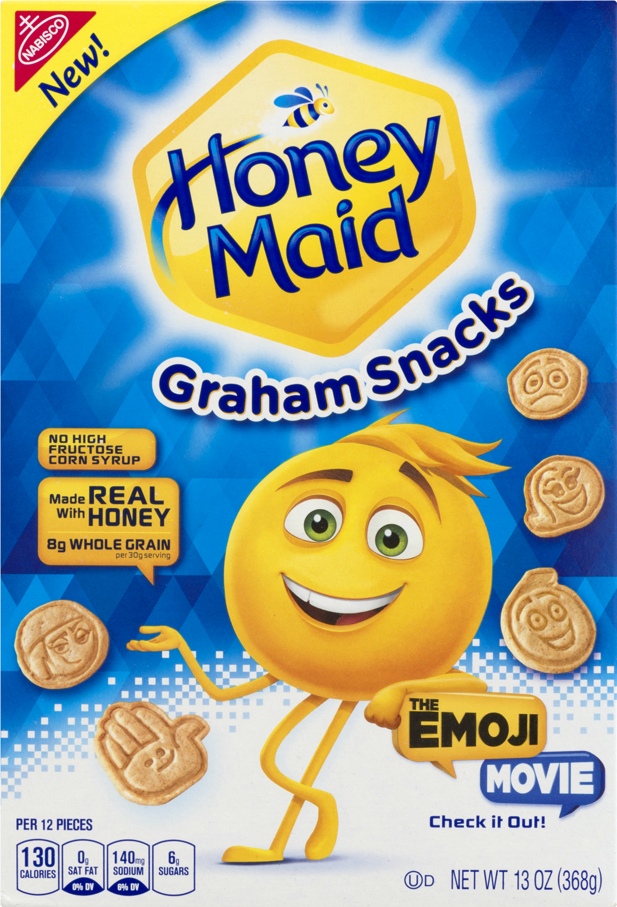 Honey Maid Graham Snacks The Emoji Movie, - Emoji Movie Graham Crackers (1800x1800), Png Download