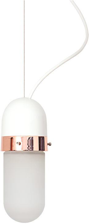 Well Light Pill, White - Pendant (1200x812), Png Download