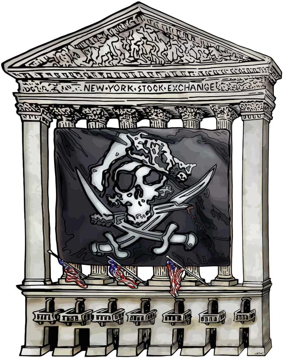 Wall Street Pirates - Classical Architecture (1000x1333), Png Download