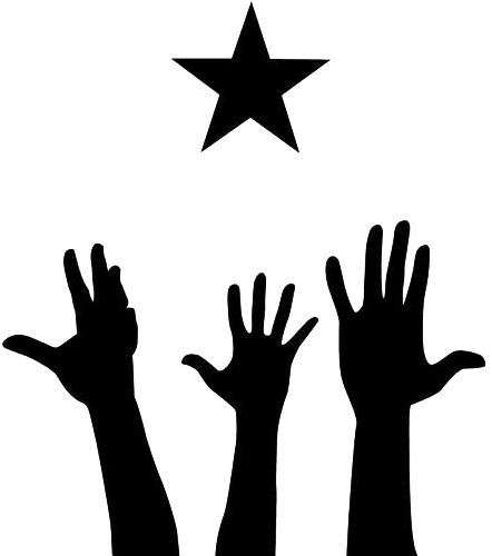 Mfa Logo Black Hands Only - Aids Project For School (499x499), Png Download