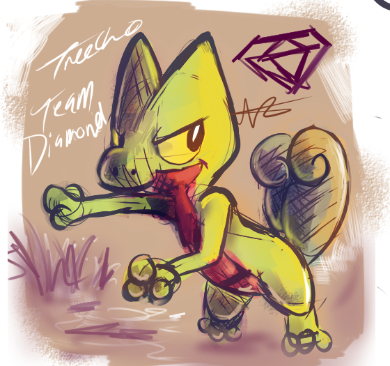 [showcase] Art From A Musical Combusken [archive] - Cartoon (560x525), Png Download