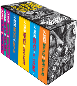 Yet Another Beautiful Set From Bloomsbury - Harry Potter Boxed Set The Complete Collection Adult (411x377), Png Download