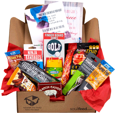 Soulfeed College Care Package - Portable Fingerboard Golf Game By World Market (401x450), Png Download