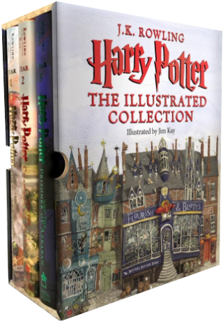 Illustratedcollection D803a7b00b - Harry Potter The Illustrated Collection (360x483), Png Download