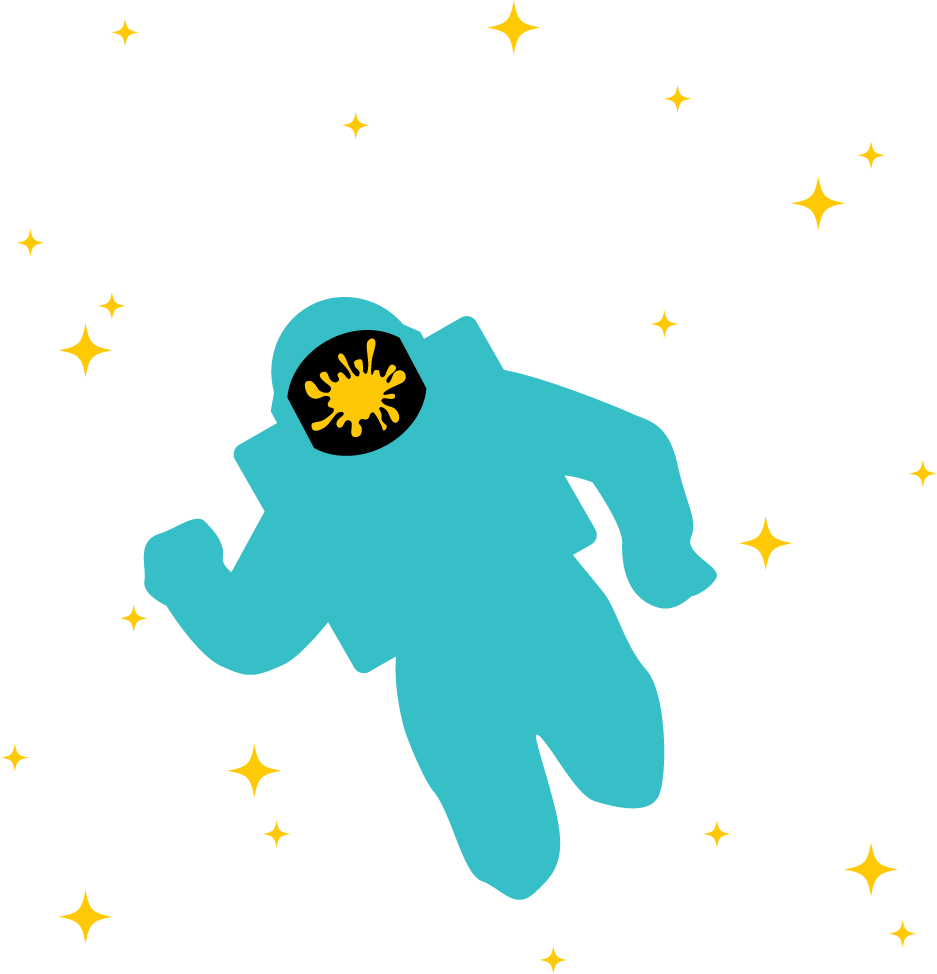 Astronauts Can't Burp In Space - Illustration (1000x1000), Png Download