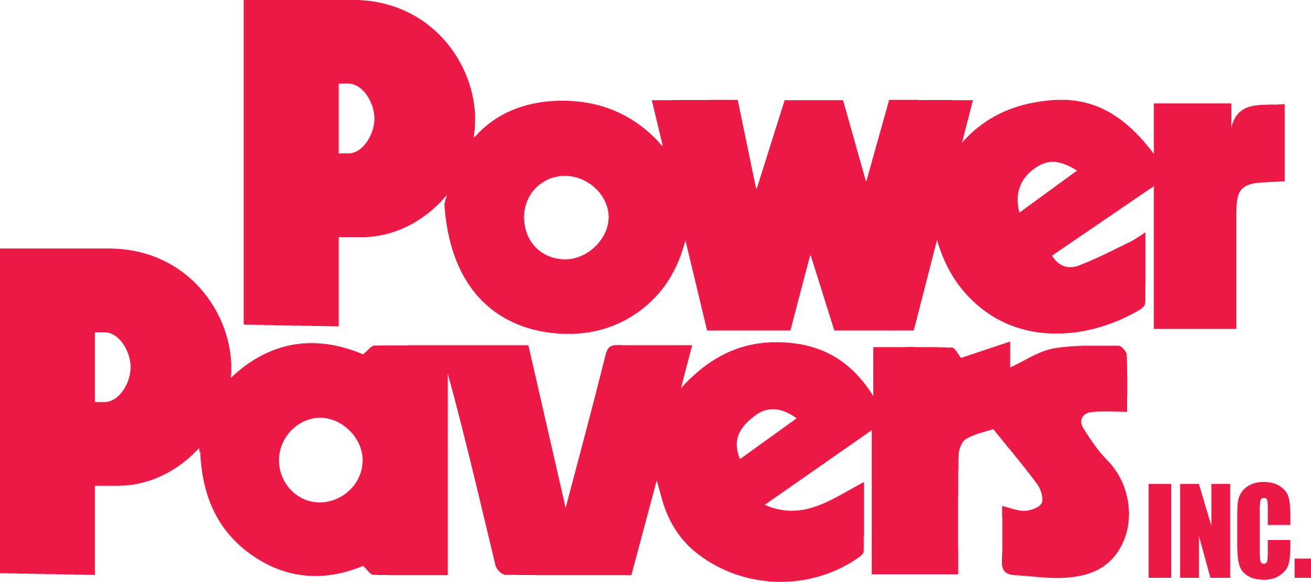 File - Power Curber And Pavers Logo (1875x832), Png Download