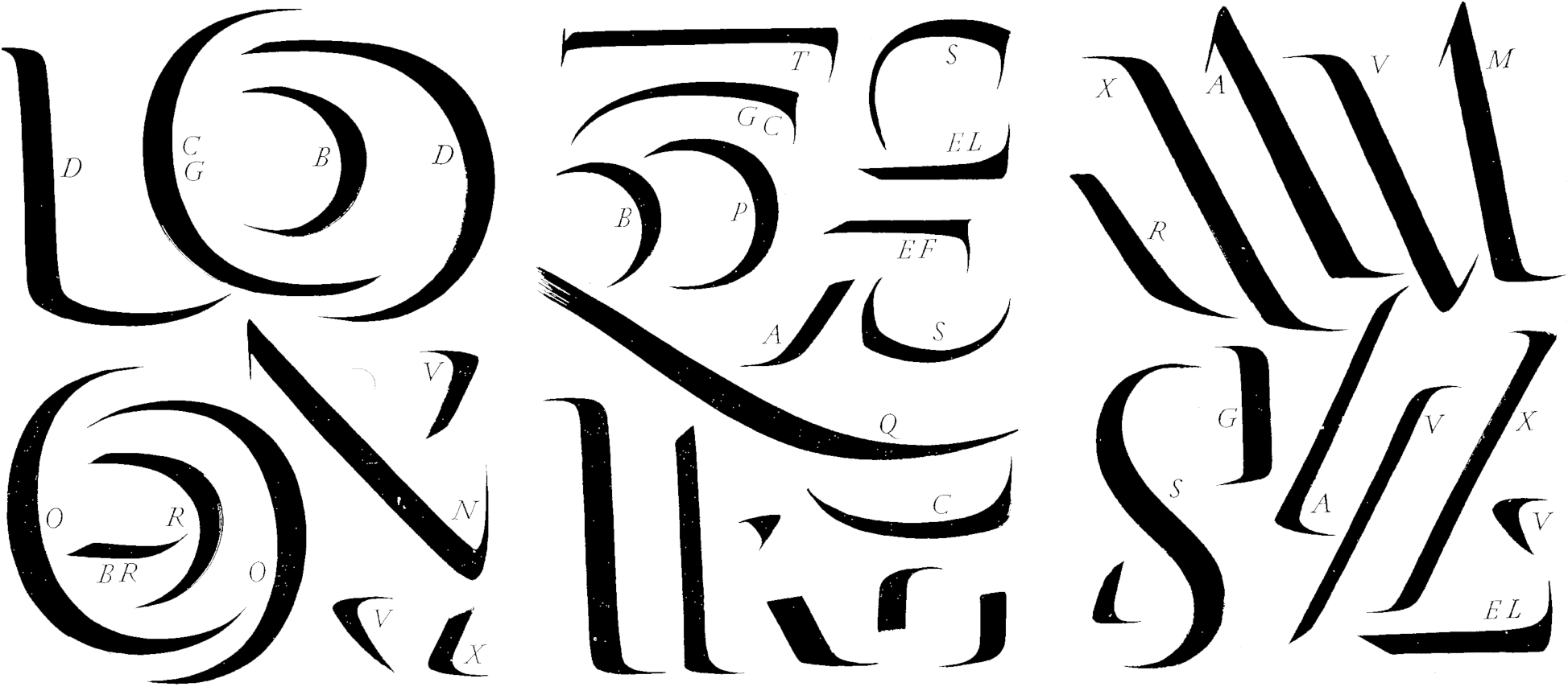 Edward Catich Has Equally Discriminated, For His Theory - Catich The Origin Of The Serif (2000x893), Png Download