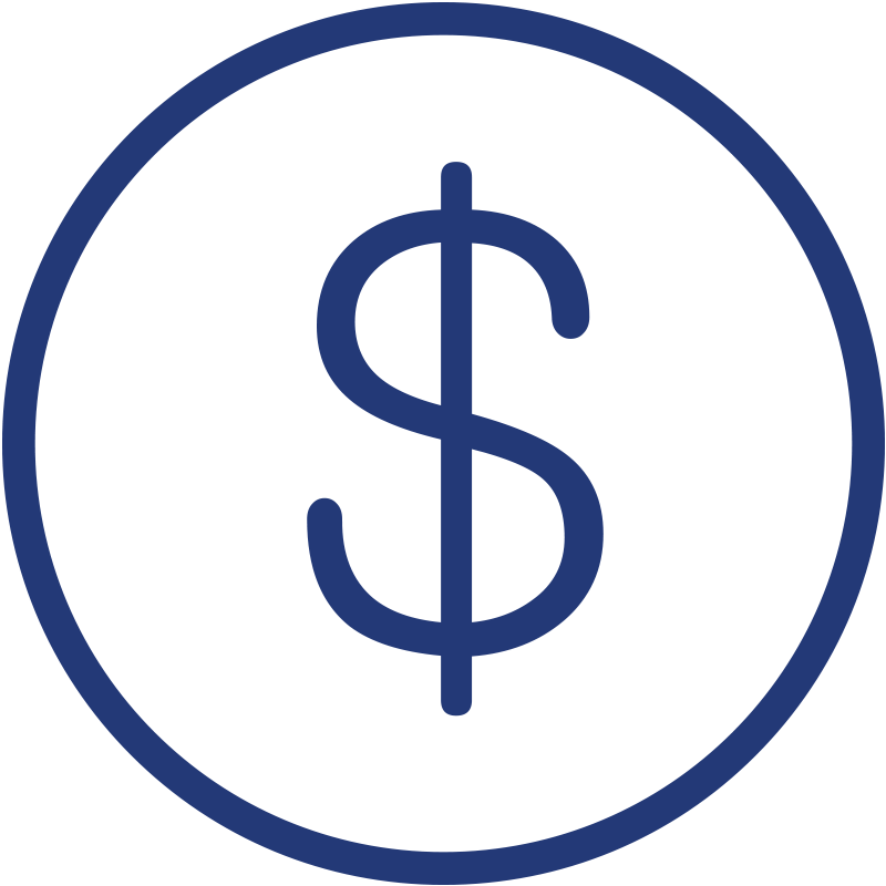 A 50% Increase In The Income Of Members Of Target Fishing - Dollar Mark Icon (800x800), Png Download