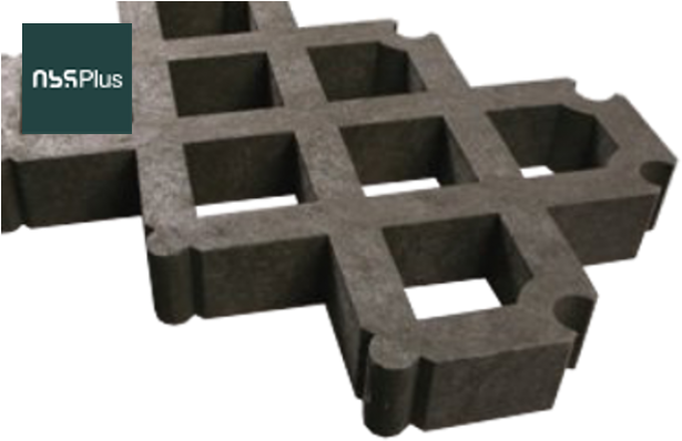 Truckcell Heavy-duty Porous Paver - Eco Grid (616x408), Png Download