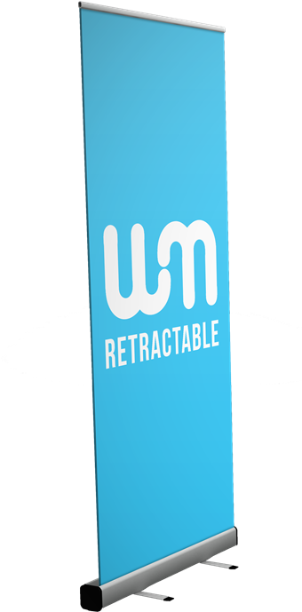 Deluxe Retractable Banner - Banner (365x800), Png Download