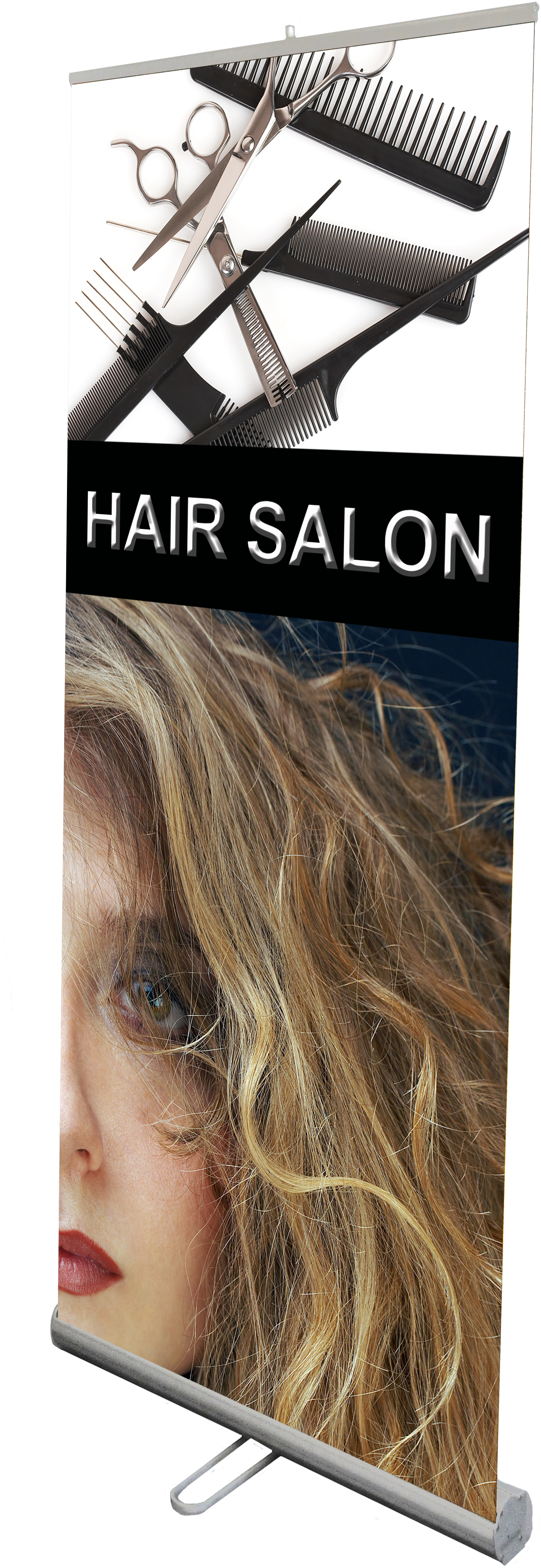 Click On Image For Larger View - Elegant Hair Salon Retractable Banners (2700x4800), Png Download