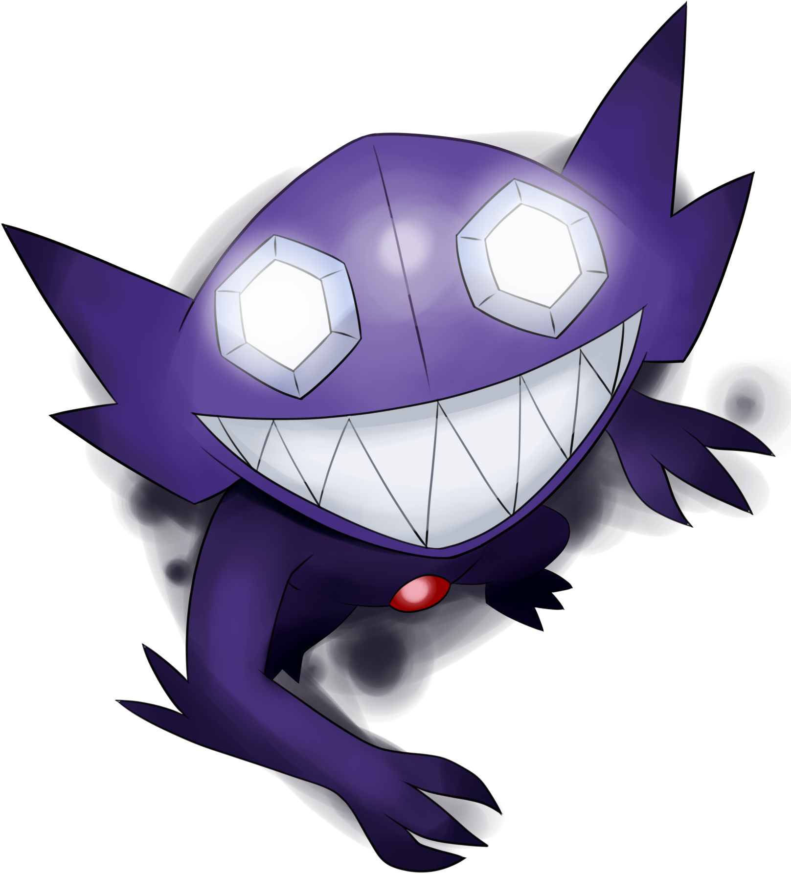 Log In To Report Abuse - Sableye (1629x1810), Png Download