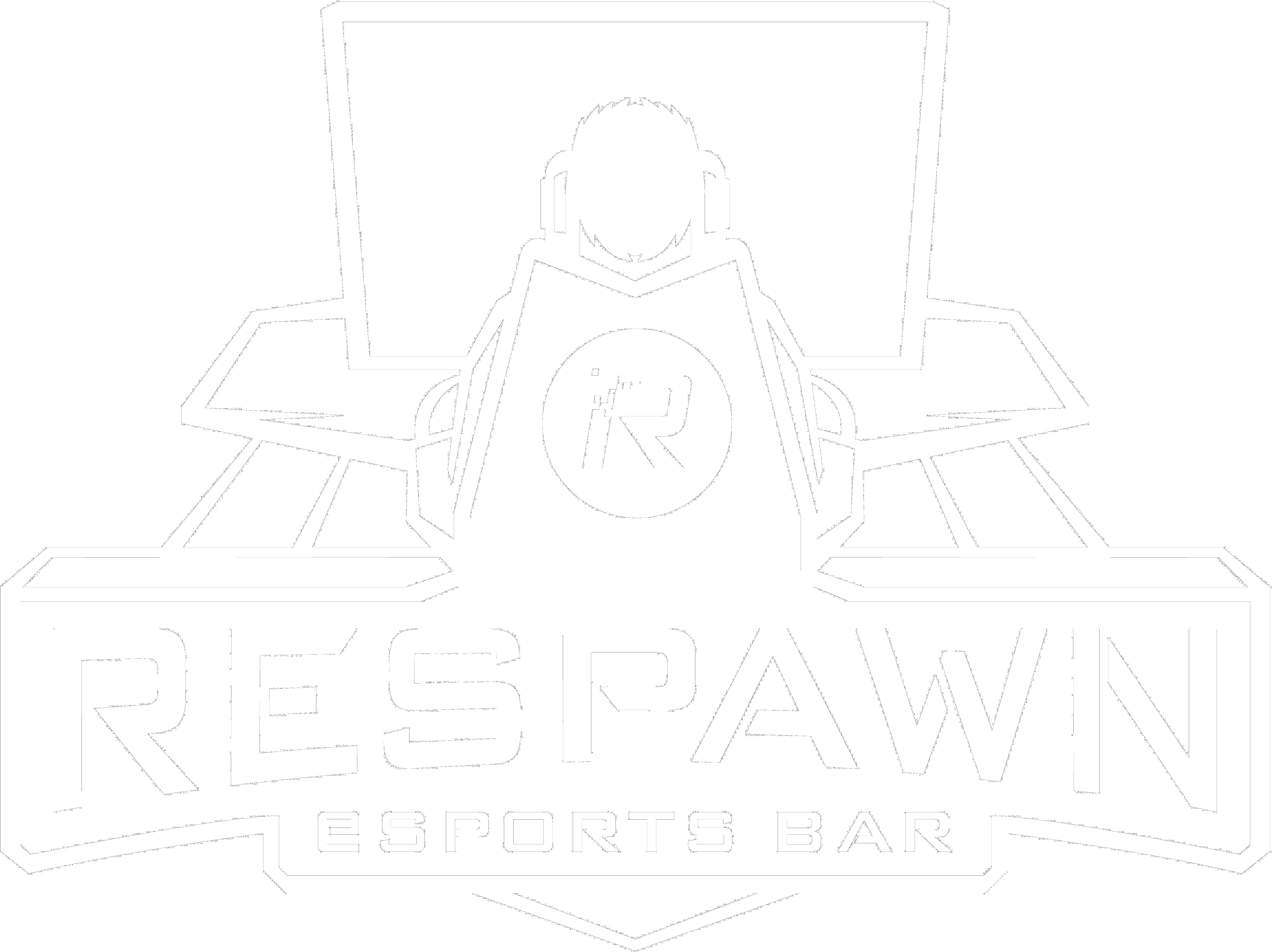 Download Respawn Esports Bar Logo Graphic Design Full Size PNG