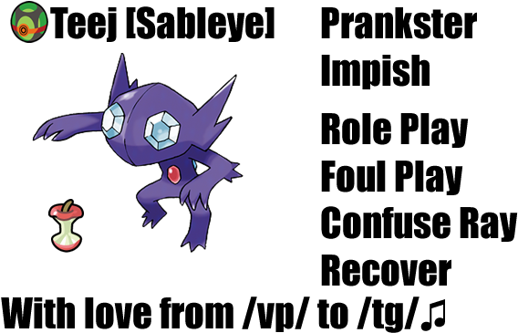 35378403 - Pokemon Sableye (600x400), Png Download