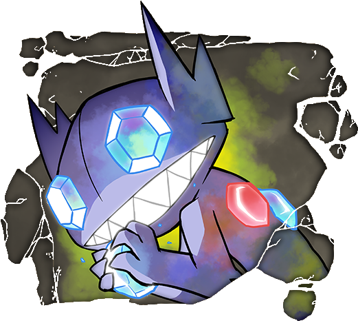 Give Away Sableye Shiny Competitivo - Ghost Pokemon Sableye (534x477), Png Download
