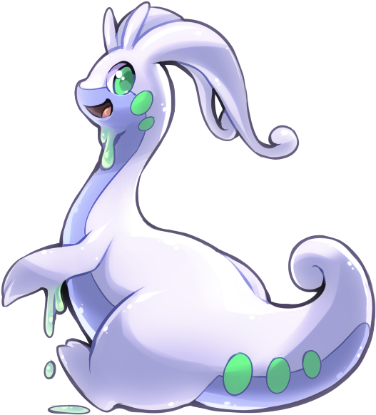 Goodra - Dragon Slime Pokemon (568x626), Png Download