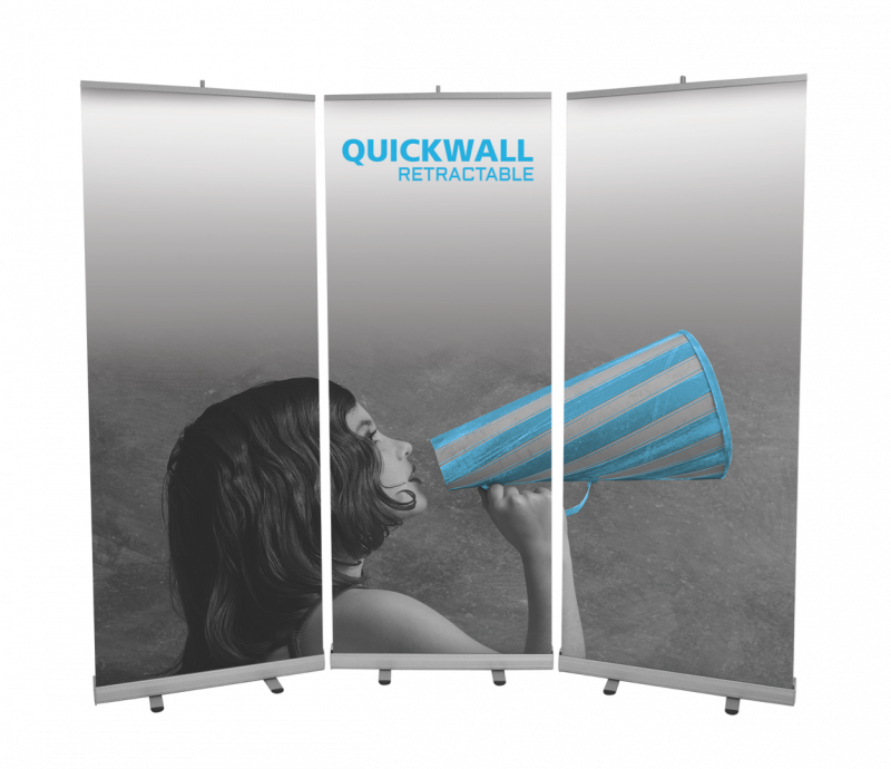 3 Banner Stand Display (800x690), Png Download