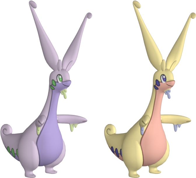 Download Zip Archive - Pokemon Goodra 3d (750x650), Png Download