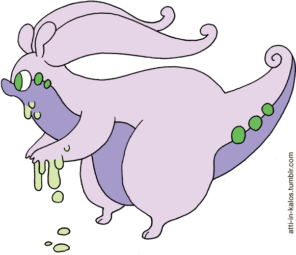Goodra - Sexy Goodra Gif (601x513), Png Download