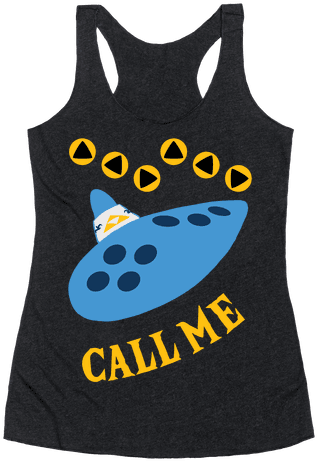 Call Me Zelda Ocarina Racerback Tank Top - Tequila T Shirt (484x484), Png Download