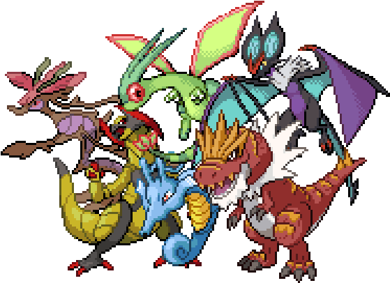 Wef07ln - Flygon Sprite (565x411), Png Download