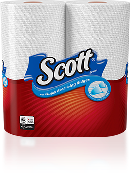 Scott Paper Towels Product Image - Scott Paper Towels (370x370), Png Download