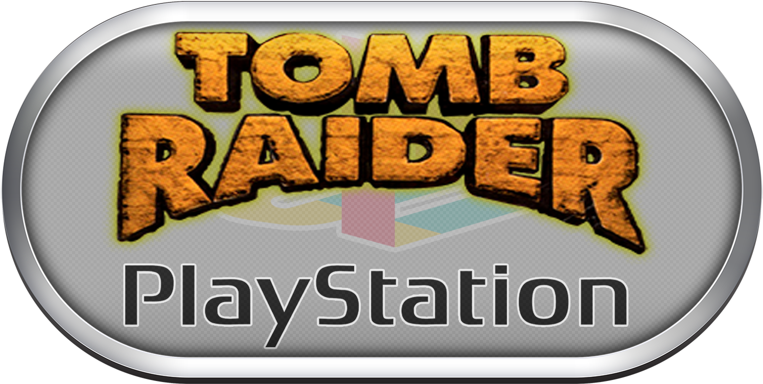 Ps1 Silver Ring Clear Game Logo Set - Tomb Raider (1506x756), Png Download