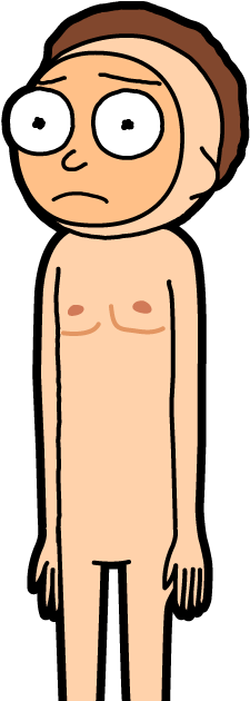 Skin Suit Morty - Pocket Mortys Skin Suit Morty (300x650), Png Download
