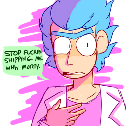 Rick X Morty Fucking (530x530), Png Download