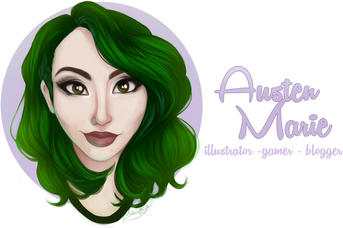 Austen Marie - Illustration (1600x810), Png Download