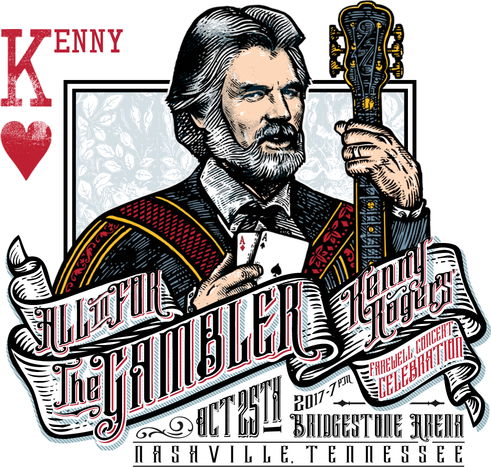 Kenny Rogers Retiring, Playing Farewell Concert With - Kenny Rogers Farewell Concert (1000x1000), Png Download
